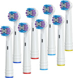 Replacement Toothbrush Heads for Oral-B, 8 Pack Replacement Heads Compatible with Oral B Braun Electric Toothbrush