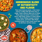 MTR Ready-To-Eat: Exotic Paneer Mix - Assorted Pack of 4 (Mutter Paneer, Palak Paneer, Paneer Makhani, Paneer Tikka Masala) - Authentic Indian Food with No Added Preservatives - Suitable for Vegetarians