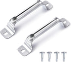 SIHAI 2 Packs Garage Door Lift Handle, Heavy Duty Galvanized Roll Grip for Lift Handle Replacement (2, 6.5" L)