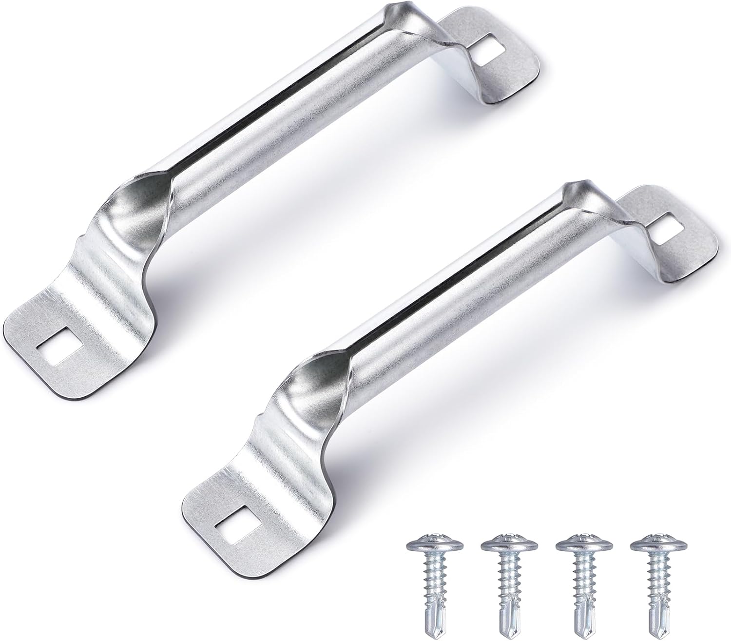 SIHAI 2 Packs Garage Door Lift Handle, Heavy Duty Galvanized Roll Grip for Lift Handle Replacement (2, 6.5" L)