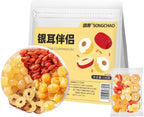 Tremella Soup Mix with Red Date Wolfberry Longan Yellow Rock Sugar, Ready-to-Cook Tremella Companion, Nutritious Chinese Nourishing Sweet Soup Ingredients,All-in-One bag for Easy Sweet Soup