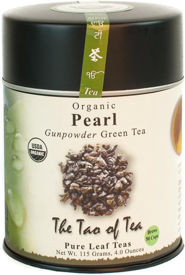 The Tao of Tea, Pearl Green Tea, Loose Leaf, 4.0 Ounce Tin
