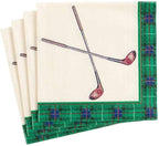 Caspari Golfing Paper Cocktail Napkins - 20 Per Package