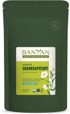 Banyan Botanicals Shankhapushpi Powder – Organic Shankhapushpi (Convolvulus Prostratus) – Nootropic Herb that Promotes Stability and Calm* – ½ lb. – Non-GMO Sustainably Sourced Vegan
