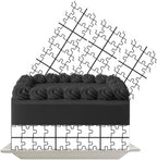Puzzle Edible Cake Decoration Border Topper Colourful Puzzle Icing Sheet Kids Birthday Autism Awareness Cake Decoration
