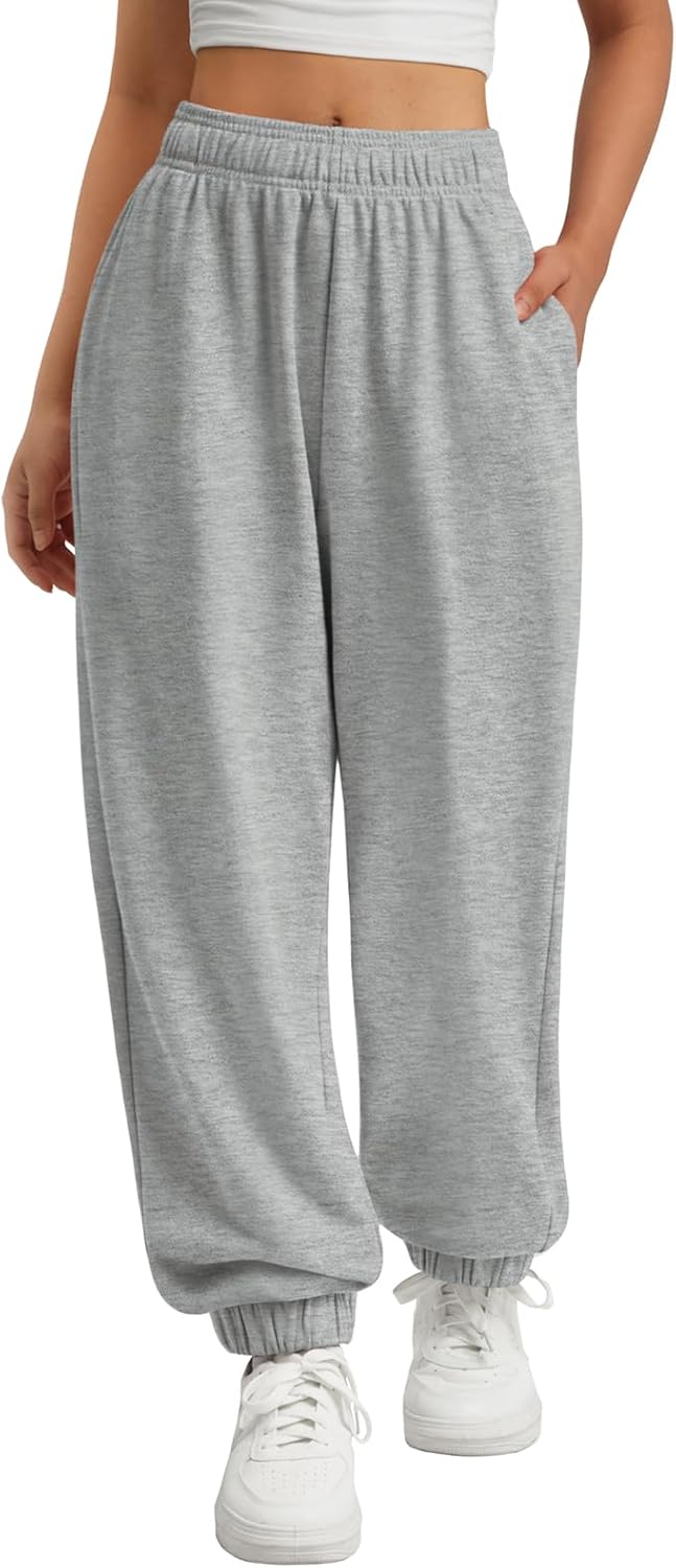 ATHMILE Sweatpants Women Baggy Lounge Pants Workout Gym Active High Waisted Comfy Joggers for Women Fall Clothes 2026