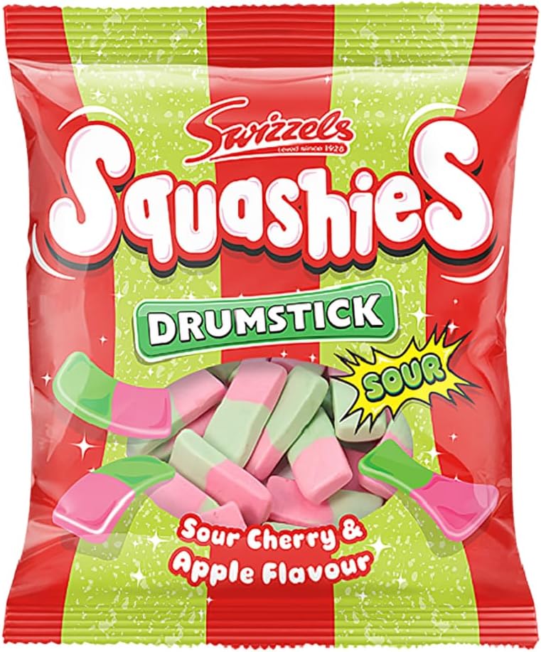 Squashies Drumstick Cherry & Apple - 120g (Pack of 1)