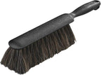 Carlisle 3622503 Flo-Pac Plastic Handle Counter Brush, Horsehair Blend Bristles, 2-1/2" Bristle Trim, 8" Length, Black (2)