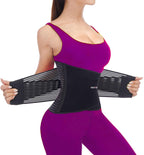Back Brace for Men and Women, Back Support Belt Relief Lower Back Pain Herniated Disc, Sciatica, Scoliosis, Breathable Mesh, Lumbar Support Belt, Back Brace for Lifting at Work 02 Black-L