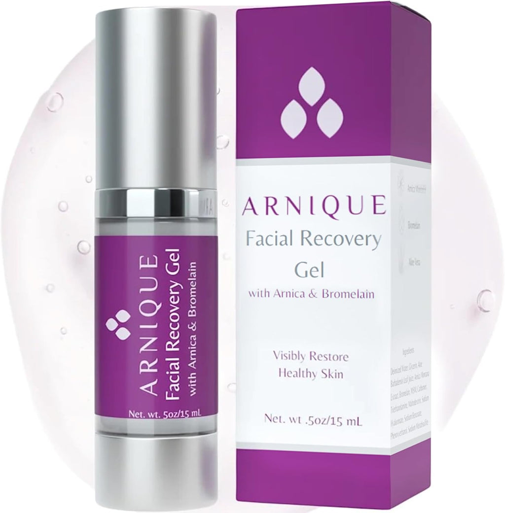 Arnica Gel for Face – Soothing Arnica & Bromelain Facial Gel to Refresh and Comfort Delicate Skin After Beauty Treatments
