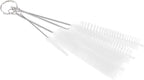 4 Pieces teapot spout Brush Nylon Bristle Cleaner for Electric Kettles, Vacuum Bottles, Cups and Bottles; Stainless Steel Handle