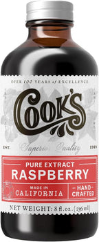Cook's Pure Red Raspberry Extract 8 oz
