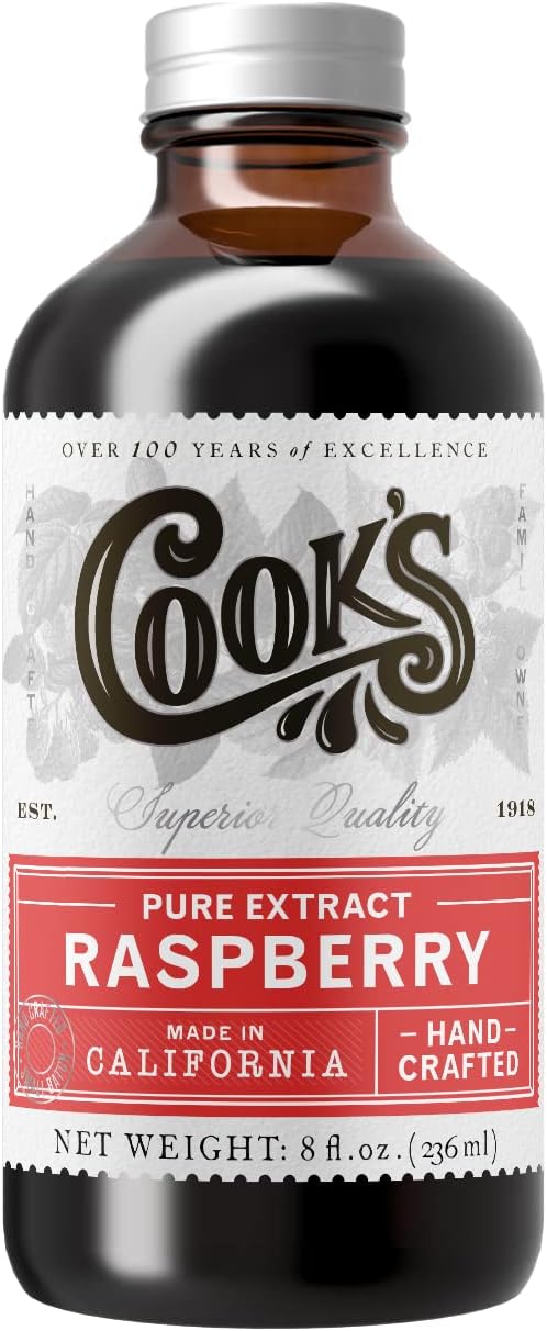 Cook's Pure Red Raspberry Extract 8 oz