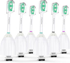BrightDeal Toothbrush Heads for Philips Sonicare Essence Elite Advance Xtreme CleanCare E-Series Electric Sonic Screw-on Brush Replacement HX7022/66 HX7023 HX7001 with Cap, 6 Pack