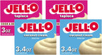 Jell-O Cook & Serve Tapioca Pudding and Pie Filling, 3 oz + Instant Coconut Cream Pudding & Pie Filling, 3.4 oz (2 ea) (Variety Pack)