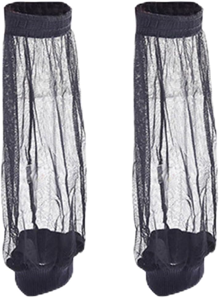 Survival Outdoor Sports Net Foot Cover Jungle Sock Leg Protector Camping Equipment Fishing Sock Outdoor Sports mesh Mosquito Repellent Foot Covers