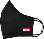 SET OF 4 X Croatia Flag Cotton Face Mask Protective Covering Washable Reusable Breathable Cover Croatian Mask
