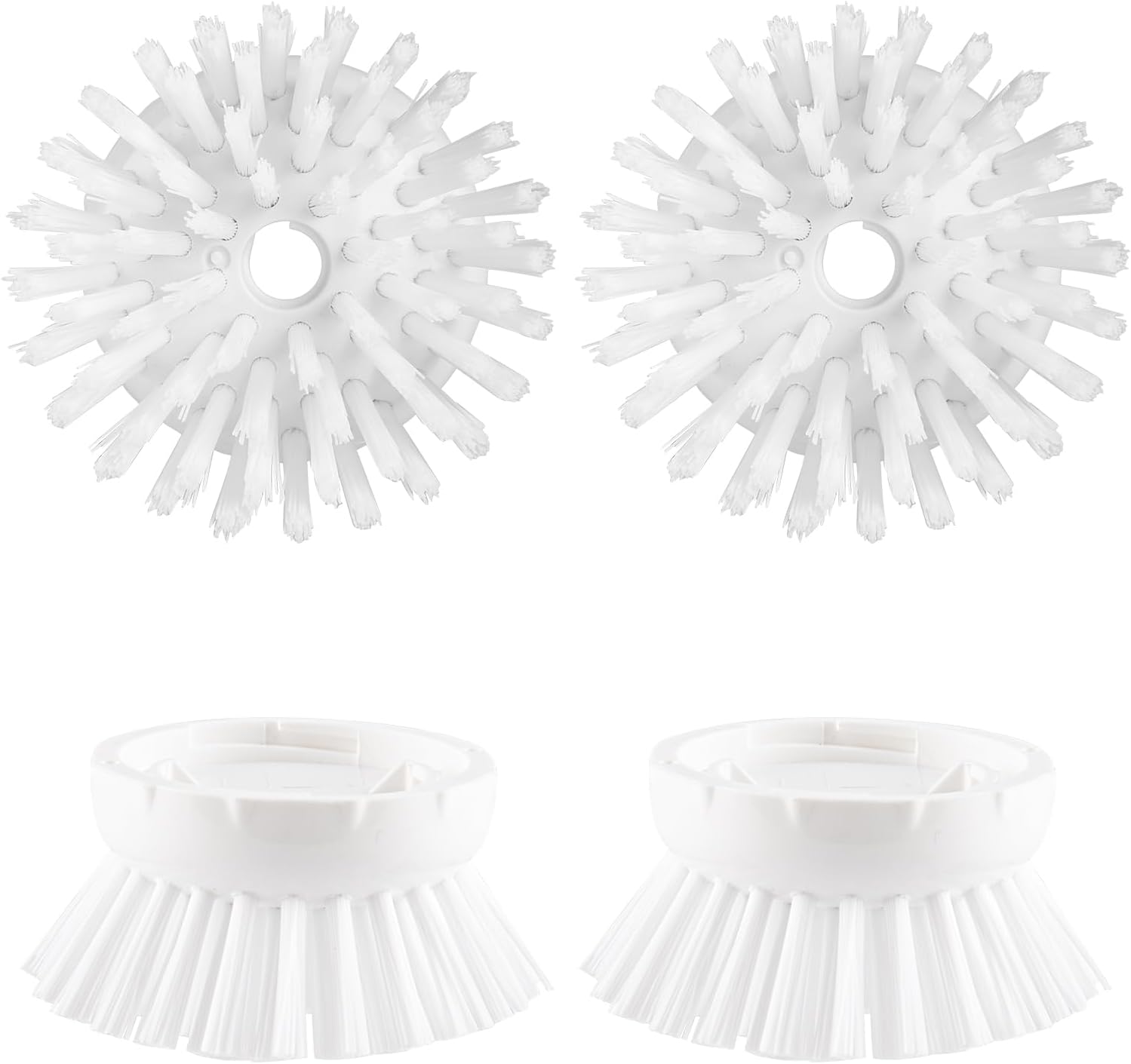 4 Pack Soap Dispensing Palm Brush Refills, Palm Brush Replacement Head, Palm Brush Refill Head, Palm Brush Refill for Soap Dispensing Palm Brush