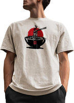 Summer Graphic Cotton T-Shirts for Men Casual Tees Washed Streetwear Crewneck Short Sleeve Tops