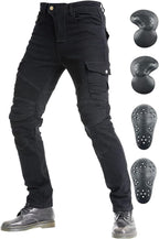 Motorcycle Pants, Versatile Durable Motorcycle Jeans for Men & Women Riding Pants Trousers with Kenn & Hip Armor Pads