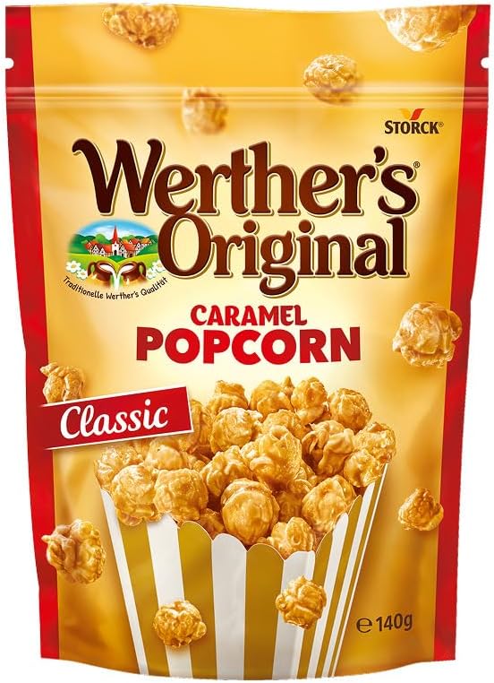 Werther's Original Caramel Popcorn Classic 140g (pack of 2)