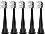 Replacement Toothbrush Heads Compatible with TAO Clean Electric Toothbrush Replacement Heads,5 Pack (Black)