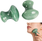 2Pcs Gua Sha Facial Massage Tools, Mushroom Face Scraper Skin Care for Women Home Spa