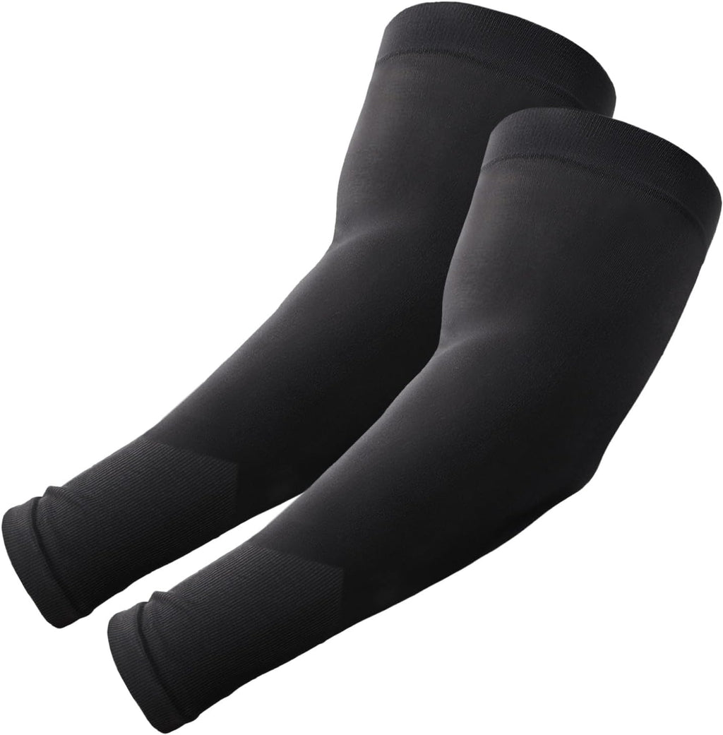 Plus Size Arm Sleeves, UV Sun Protection Cooling Sports Arm Cover Compression for Men/Women
