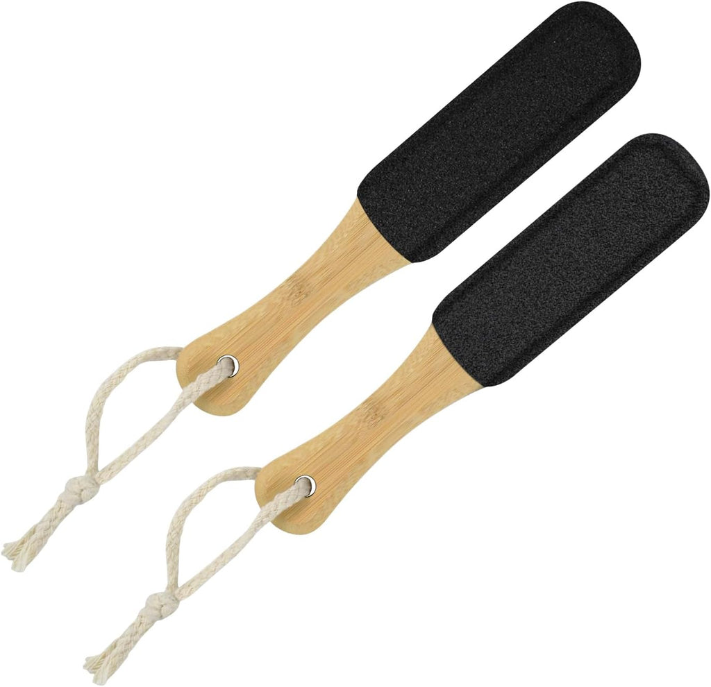 2 Pack Pumice Stone for Feet, Foot File and Callus Remover - Foot Scraper & Exfoliator Tool for Dead Skin, Cracked Heels, Dry Feet Care