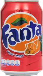 Fanta Fruit Twist Soft Drink Soda 330 ml Each Can (6)