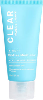 Paula's Choice CLEAR Oil-Free Face Moisturizer, Lightweight Facial Cream for Acne-Prone Skin, Hyaluronic Acid, Pore-Minimizing Niacinamide, Soothing Antioxidants, Calms Redness, Fragrance- Free