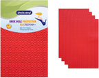 UNIKSTEP 2 Pairs (4 Pieces) Shoe Sole Protectors, Wave Pattern Shoe Bottom and Heel Non Slip Grips