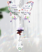 Funnli Best Friend Birthday Gifts for Women Crystal Suncatcher, Mothers Day Galentines Day Gifts for Friend Women Sister, Birthday Retirement for Friends Window Hangings Home Decoration