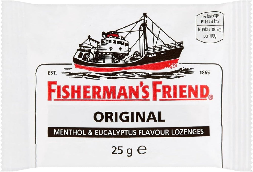 Fisherman's Friend Lozenges - Original Extra Strong - 20 Lozenges each (Pack of 24)