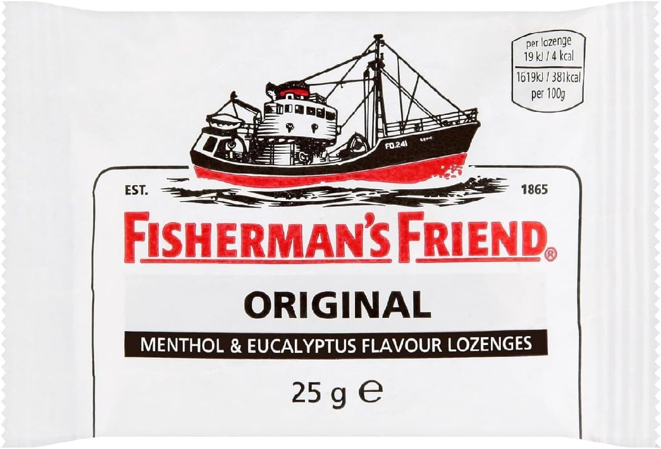 Fisherman's Friend Lozenges - Original Extra Strong - 20 Lozenges each (Pack of 24)
