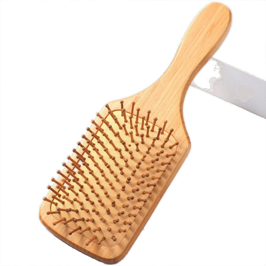 Air cushion massage, air cushion comb, home hairstyle, straight hair, big board head, wooden comb