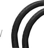 22 Inch Manual Wheelchair Rear Wheel Accessories Ordinary Black and Gray Tires Suitable for A Variety of Wheelchairs(Black)