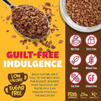 Beanies Flavour Instant Coffee -Pumpkin Spice Instant Flavored Coffee - Bold & Adventurous Full-On Flavor - An Indulgent Sugar Free Taste Explosion - Low Calorie - Vegan & Gluten Free - Wheat & Dairy Free, 6 x 50g jar