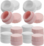 Beaupretty 12 Pieces Travel Containers Sets PP Cream Jars Small Plastic Refillable Box Cosmetic Empty Jar Portable Makeup Container with Lids, 3g