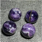 Health & Household Natural Dreamy Amethyst Sphere Quartz Crystal Ball Reiki Healing (Size : 5pcs (20-25mm))
