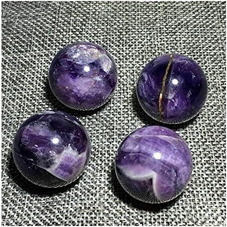 Health & Household Natural Dreamy Amethyst Sphere Quartz Crystal Ball Reiki Healing (Size : 5pcs (20-25mm))