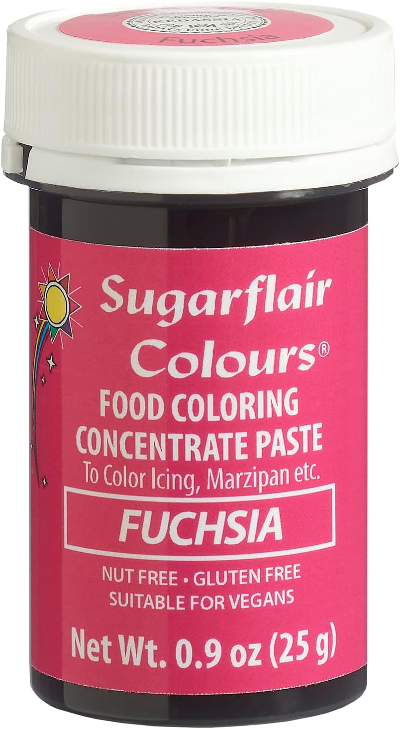Sugarflair Food Coloring Concentrate Paste, 25 Grams Fuchsia