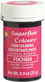 Sugarflair Food Coloring Concentrate Paste, 25 Grams Fuchsia