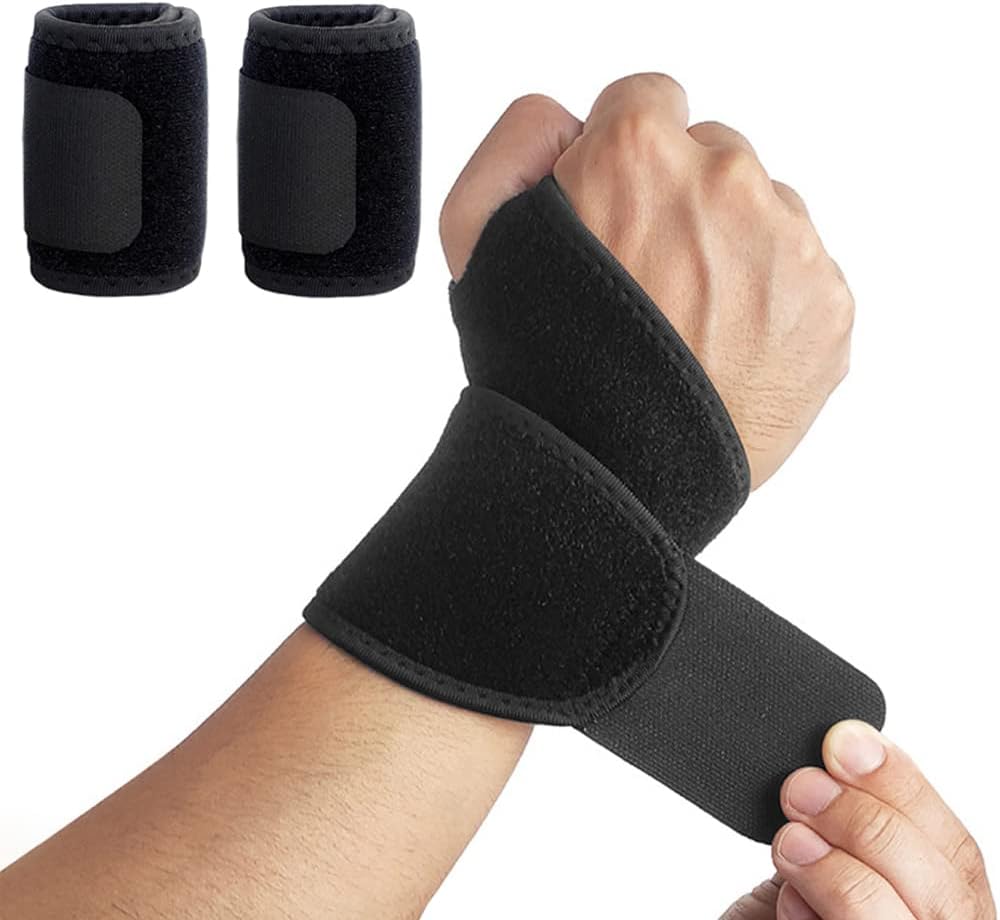 NuCamper Wrist Brace Carpal Tunnel for Men Women Fit Left and Right Hand,Lightweight Adjustable Wrist Support Brace for Tendinitis,Sprains Arthritis,Pain Relief,Compression Wrist Wrap for Sports,Workout and Daily Use…