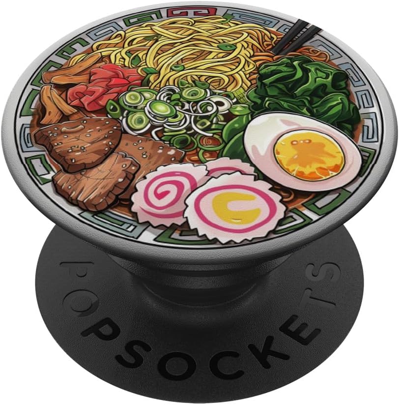 Ramen Lover Japanese Food Noodle Soup Anime Lover PopSockets Adhesive PopGrip