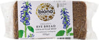 Biona Organic Rye Bread with Chia & Flax Seed 500g - 2 Pack