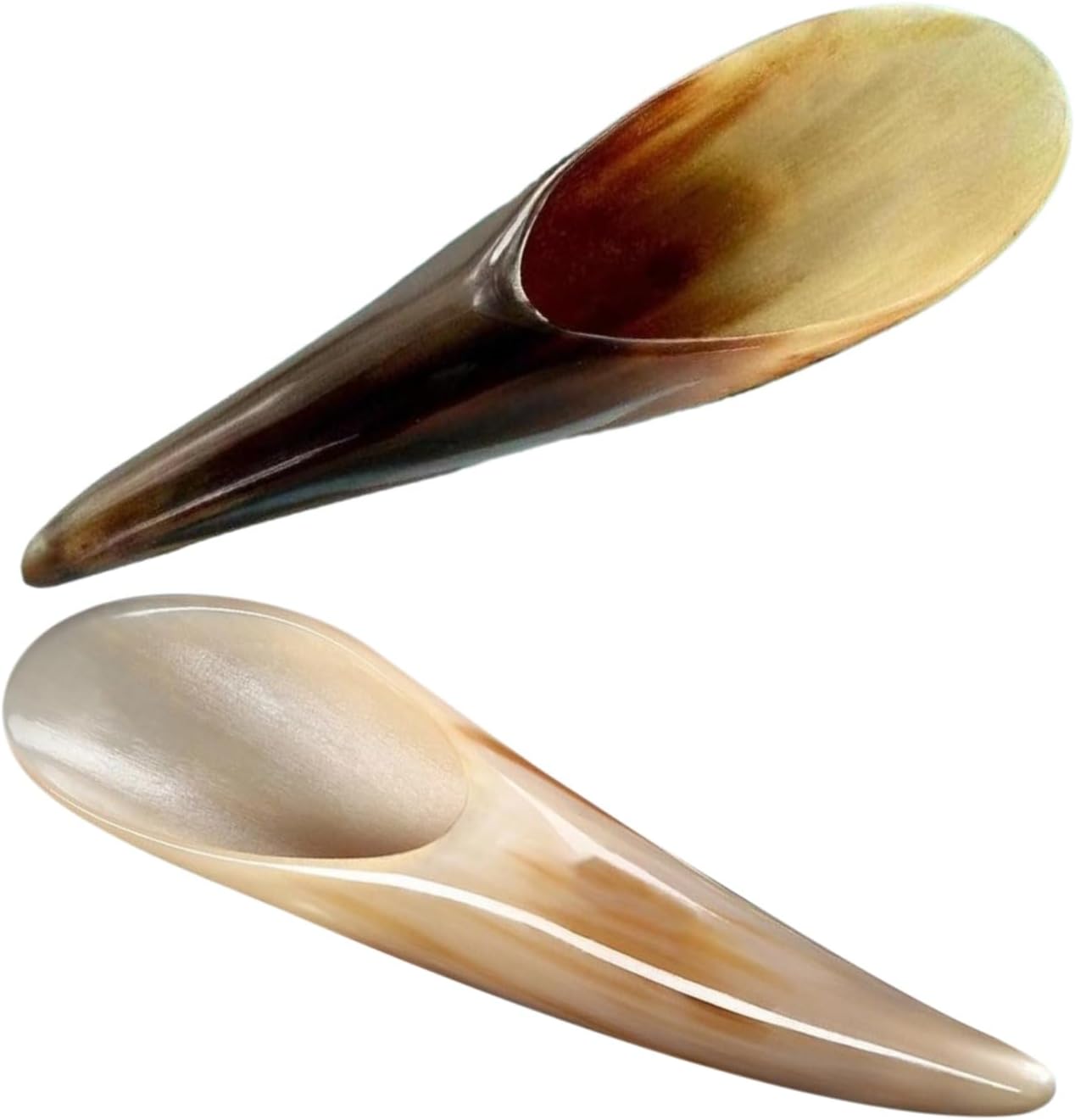Guasha Scraping Massage Tools,Ox Horn Body Gua Sha Tool, for Physical Therapy, Body Acupuncture Therapy Scraper Deep Tissue Massage Muscle Relief Scraper for Back, Arms, Neck, Legs, Shoulder (2Pcs)