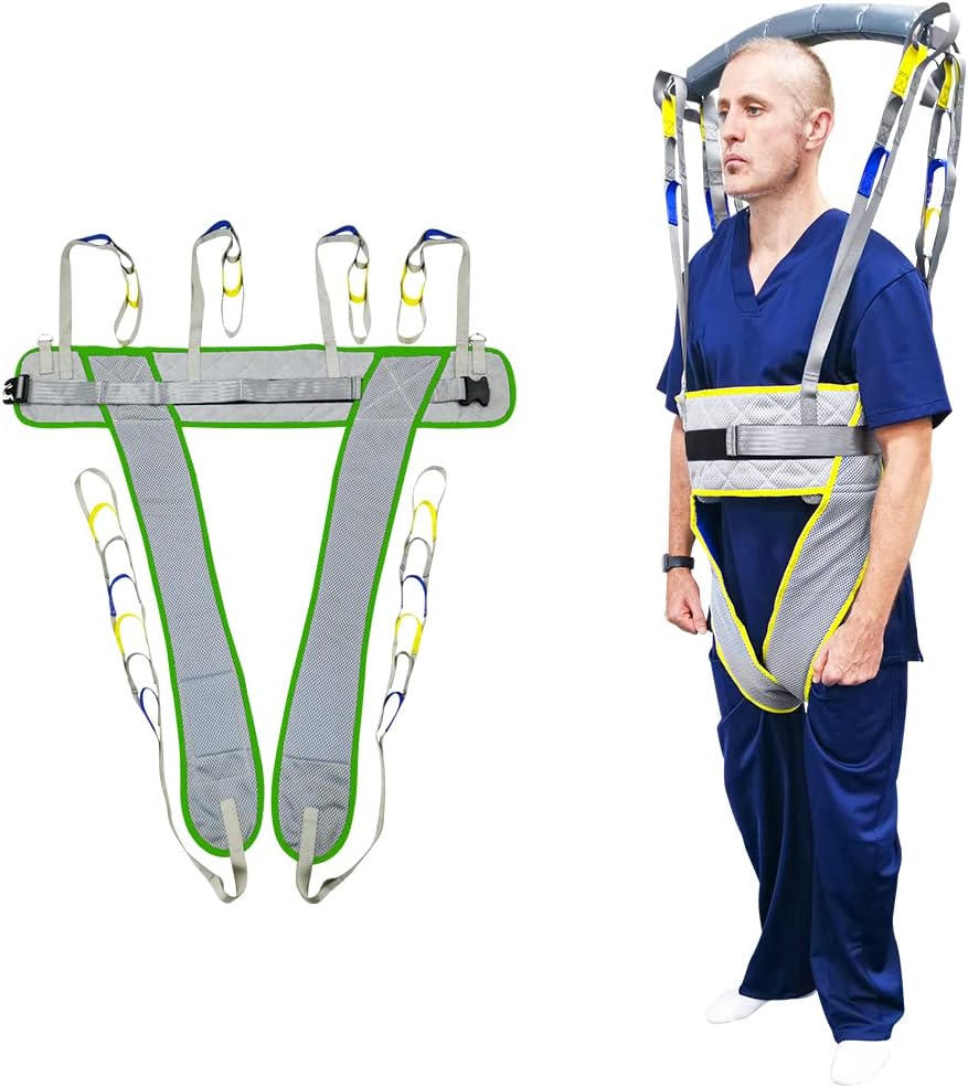 EZ Assistive Ambulating Walk Sling for Patient Standing and Walking Training & Patient Lift Aid or Walking Aids Reusable and Washable (Large)