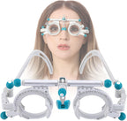 Adjustable Trial Frame Optical Trial Lens Frame 48-80mm Titanium Optic Trial Eye Optometry Lens Frame Test Optician,for Vision Health Centers,Optometry Training Centers,Ophthalmology Hospitals
