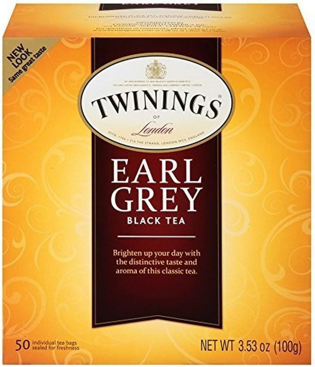 Twinings Earl Grey Black Tea, 50 ct